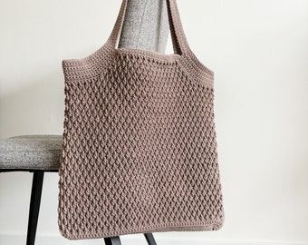 Crochet Pattern shopper, Lucca Bag, Crochet tote bag, Shoulder bag pattern, Crochet pattern bag , Beach bag