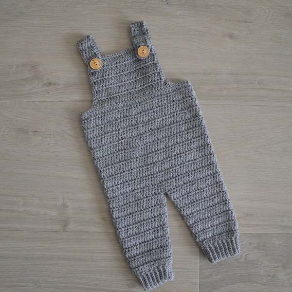 Häkelanleitung Baby-Overall, Rotkehlchen-Overall, Häkelanleitung Strampler