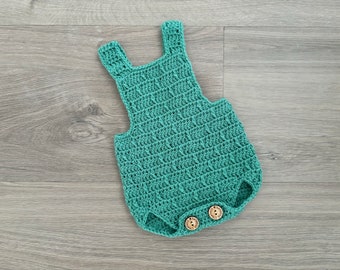 Crochet Pattern Romper, Alex Romper, Crochet pattern baby, Baby romper pattern (sizes 0-3, 3-6, 6-9 and 9-12 months)