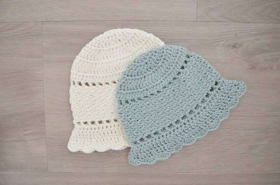 Crochet Bucket Hat - Evi Bucket Hat - Crochet Pattern Bucket