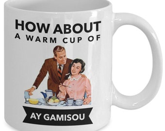 Ay Gamisou Mug: Funny Sarcastic Greek Coffee Cup