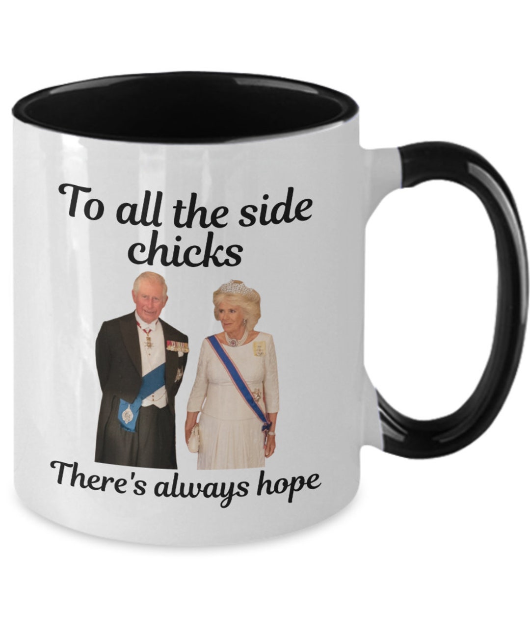 King Charles III and Camilla, Charles and Camilla Mug, Cheater Mug