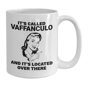 Italian Vaffanculo Mug – Funny Italian Cup for Her Bild 1