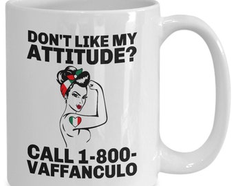 Funny Italian Swear Word Mug: Sassy Gift for Mom, Nonna, Sister