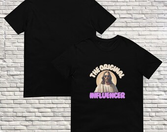 Jesus T-Shirt, Original Influencer Christian Shirt, Religious Faith Gift Tee