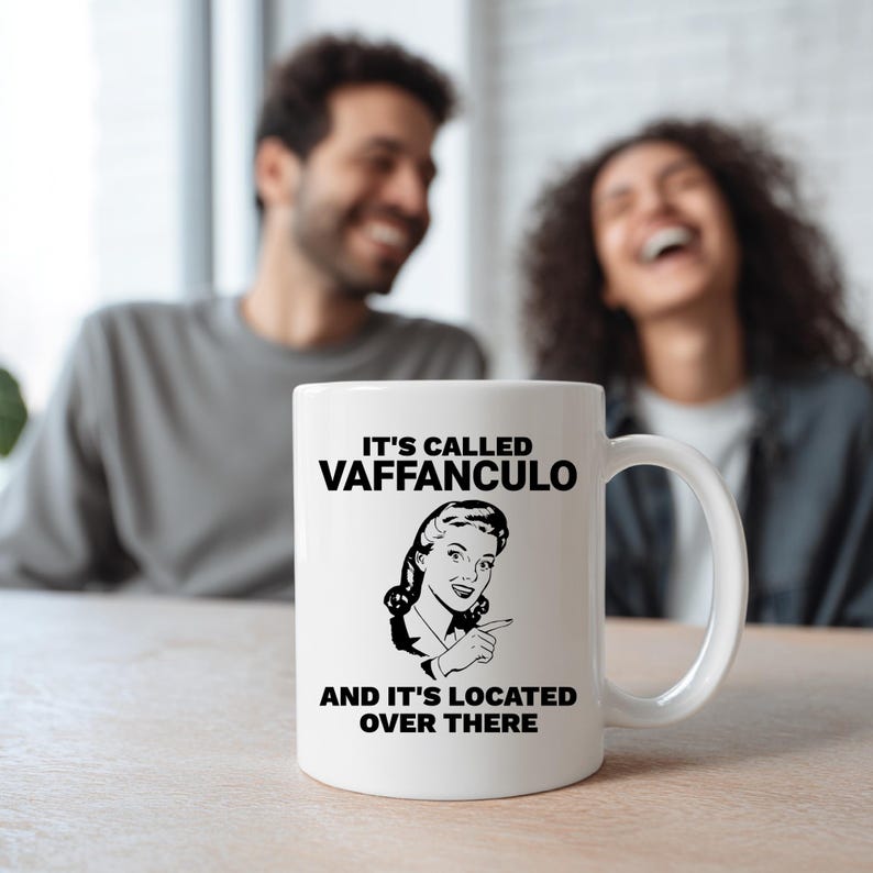 Italian Vaffanculo Mug – Funny Italian Cup for Her Bild 2