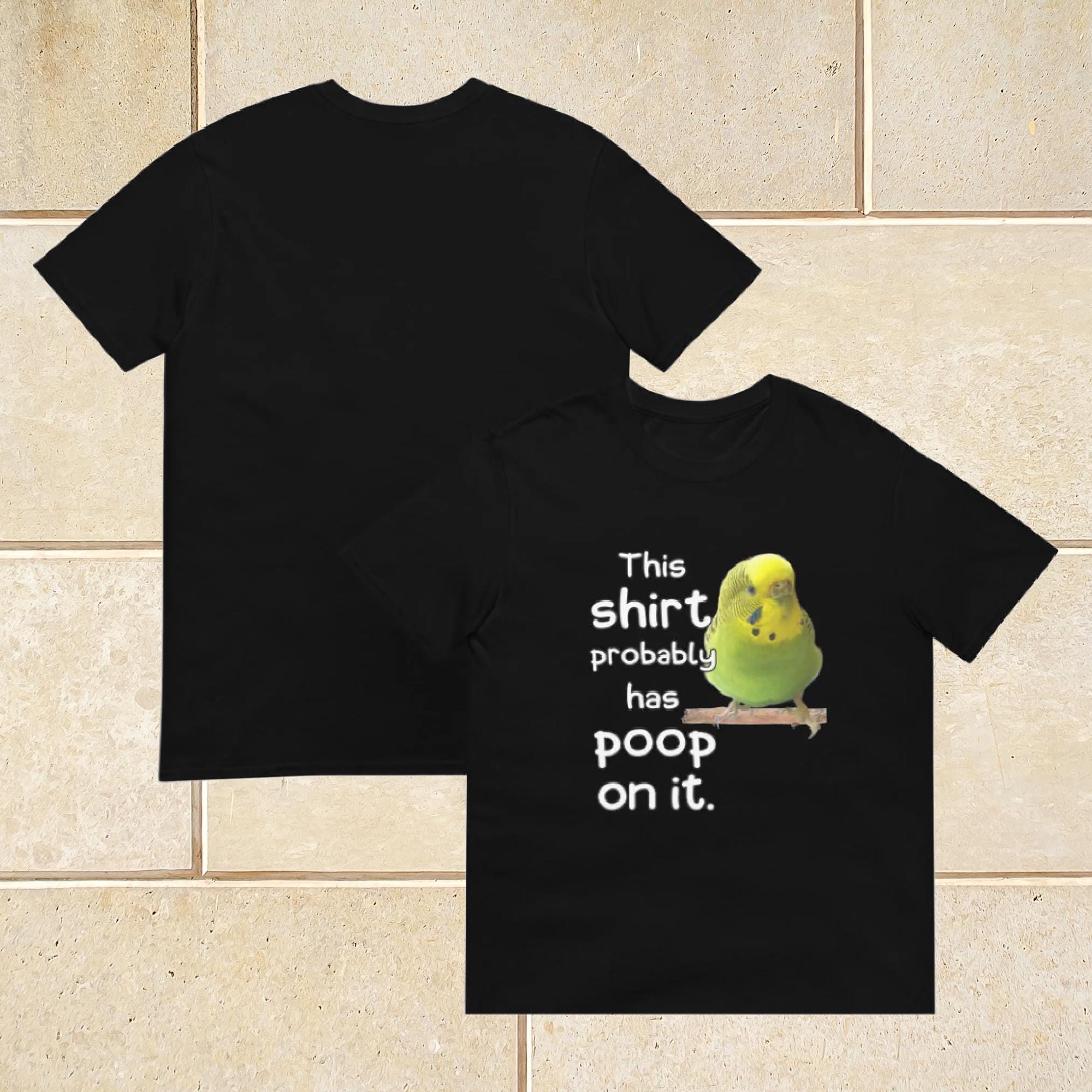 Budgerigar Poop T-Shirt, Funny Green Budgie Gift for Mom Dad, Parakeet Owner Humor Tee, Bird Parent Novelty Shirt, Pet Budgie Lover Present