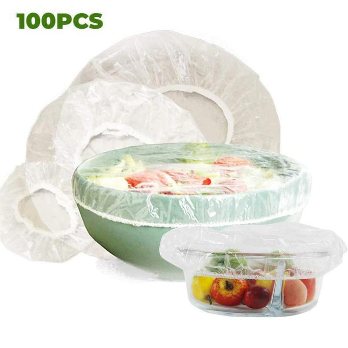 New Disposable Food Covers 100PCS Elastic Food Covers Lids For Etsy