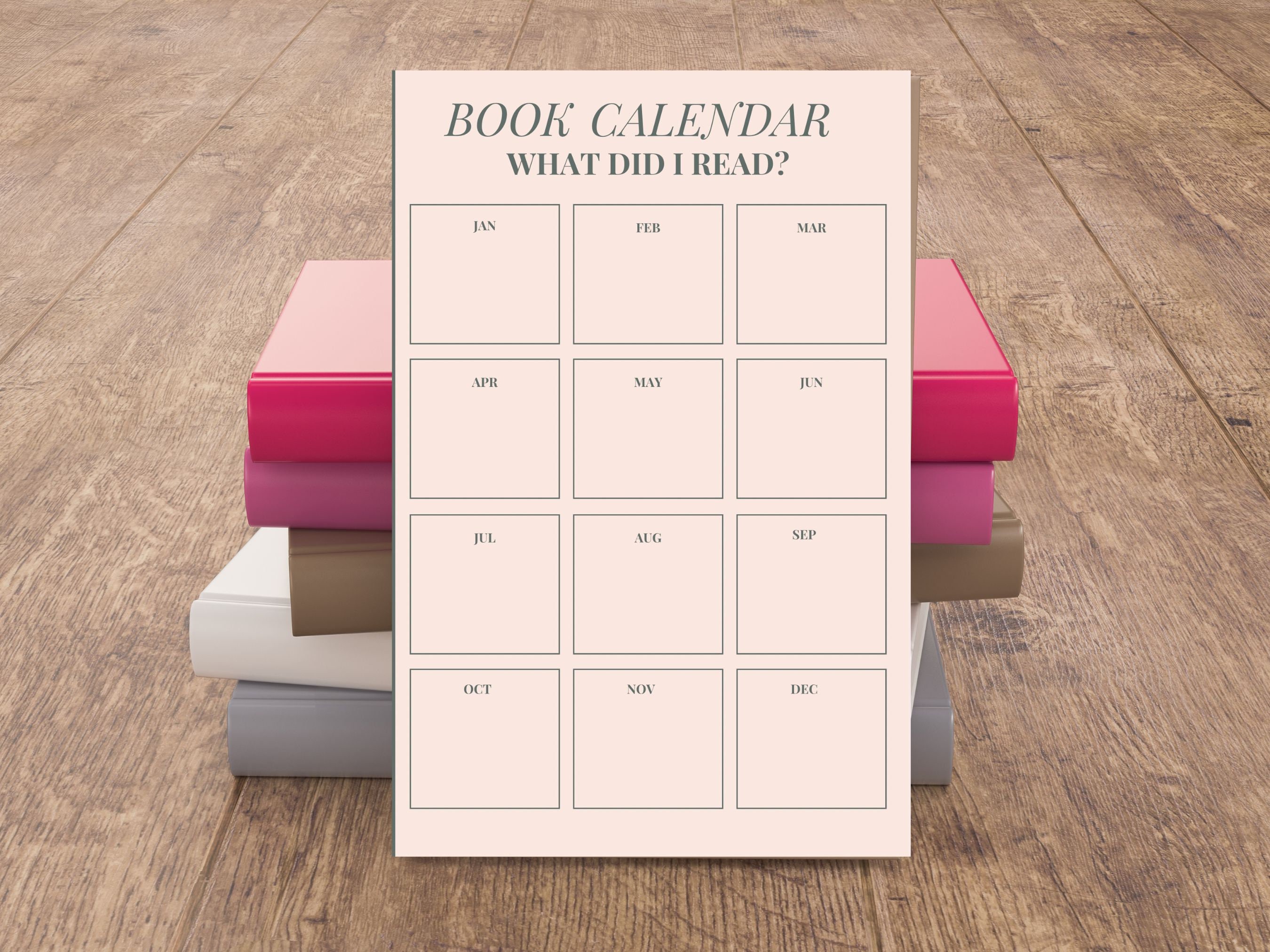 Reading Journal and Log, Printable Book Reading Journal, Book Reviews