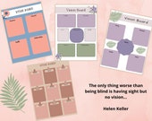 Vision Boards Template; Vision Board Printable; Vision Board; Goal Setting; Affirmation Template; Affirmation Journal
