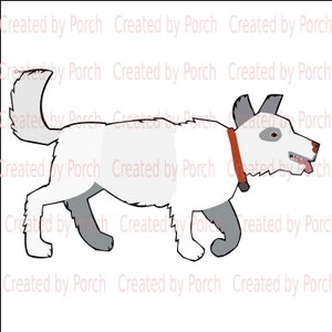 Chien blanc de l’ours brun ours brun d’Eric Carle Que voyez-vous? SVG/Vector Image Téléchargement numérique/PNG