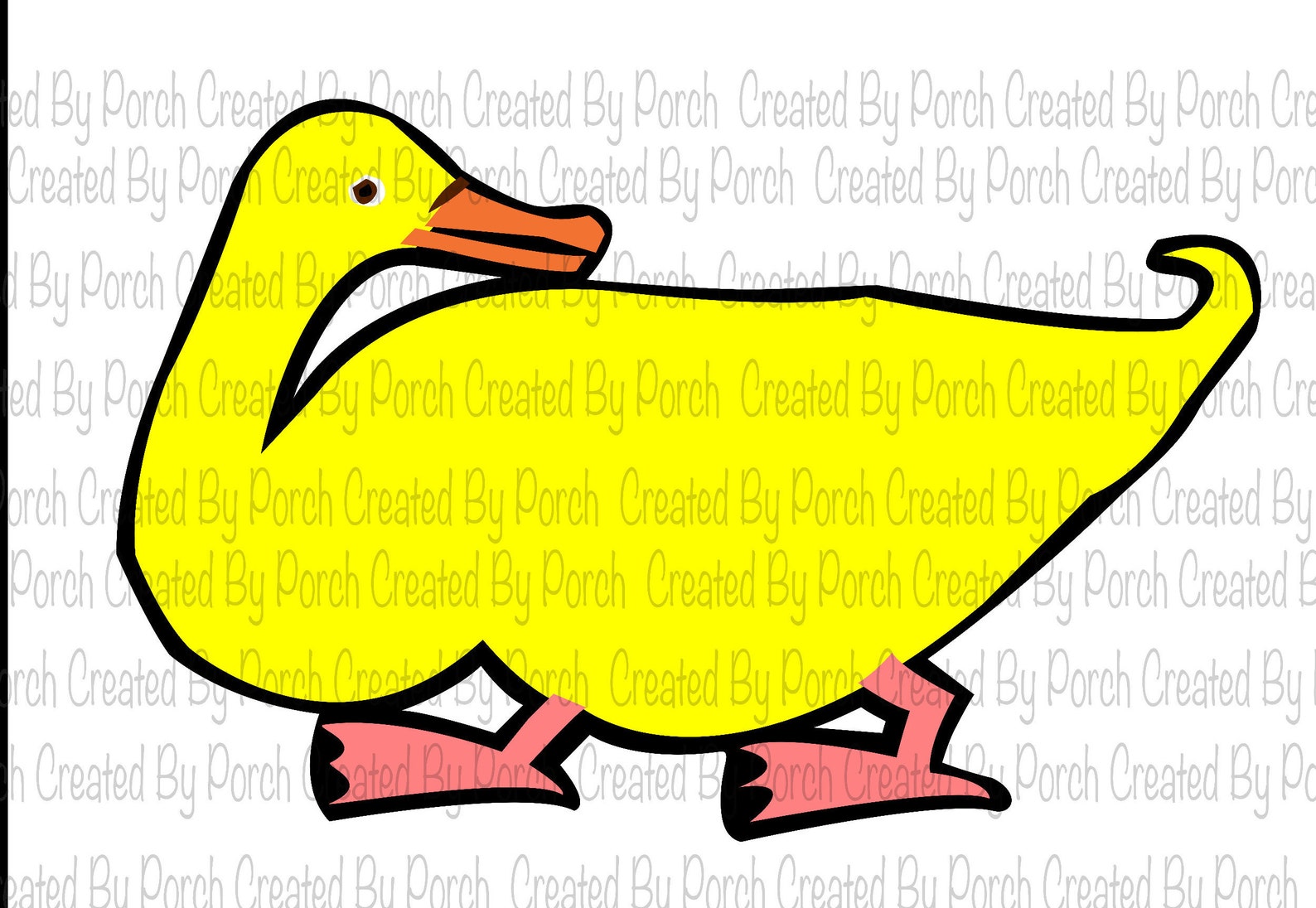 Yellow Duck from Eric Carle's Brown Bear Brown Bear What | Etsy