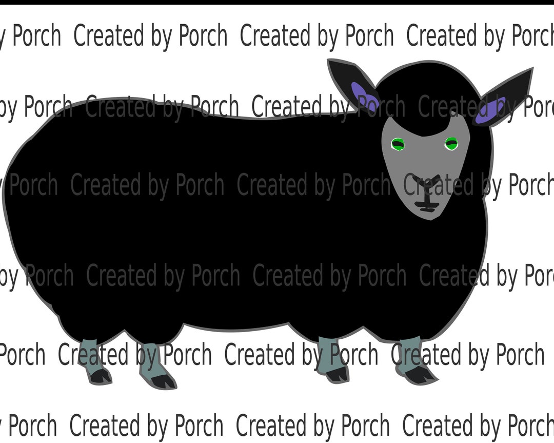 Black Sheep From Eric Carle's Brown Bear Brown Bear What Do You See ...