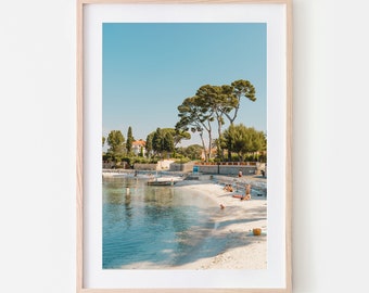 BAIGNADE MATINALE - Photographie Print Art Poster Affiche Paysage