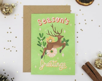 Season's Greetings Christmas card