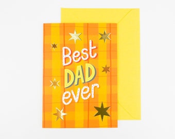Best dad ever Father's day card