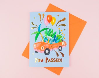 Driving test pass card