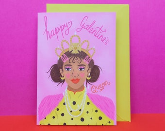 Happy galentine's card