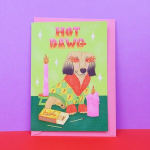 Funny sausage dog valentine's day card image 2