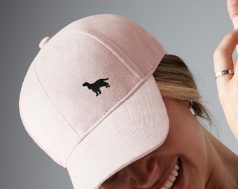 Cocker Spaniel Owner Clothing Gifts, Faux Suede Leather Baseball Cap Hat From The House Of Dog.