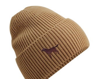 Chocolate Labrador Owner Regalo Abbigliamento Regali.  Cappello da sci con berretto a cuffia oversize dalla casa del cane.