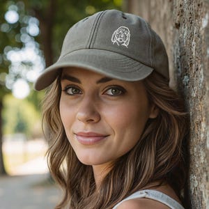 La Casa del Perro: Regalo para dueños de Cockapoo. Gorra de béisbol de perfil bajo, 100 % algodón cepillado grueso, desgastada y lavada.