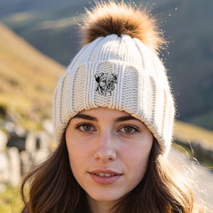 Dachshund Sausage Dog Owner Clothing Gifts, Faux Fur Pom Pom Chunky