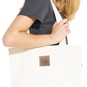 Pug Owner Gifts. Shopper Tote Bag, Made from 100% Recycled Materials.