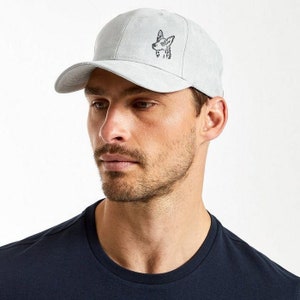 German Shepherd Dog Owner Clothing Gifts, Faux Suede Leather Baseball Cap Hat From The House Of Dog.