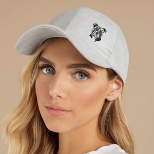 Staffordshire Bull Terrier Staffie Owner Clothing Gifts, Faux Suede Leather Baseball Cap Hat From The House Of Dog.