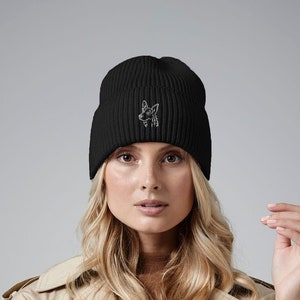 German Shepherd Alsatian Owner Clothing Gifts. Oversized Cuffed Beanie Ski Hat From The House Of Dog.
