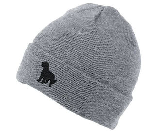 Cadeaux propriétaires cockapoo, bonnet unisexe chapeau de ski avec motif brodé de la Maison du Chien.