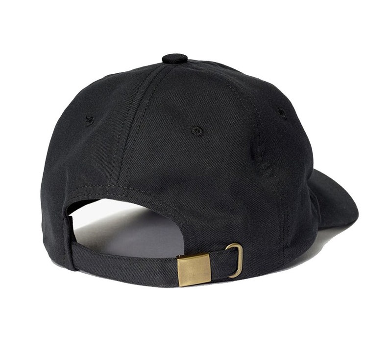 BlackGrey Pug Gifts Heavy Cotton Baseball Cap