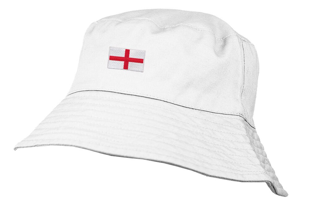 England Football Flag Clothing Gifts. 100% Washed Chino Cotton Embroi…