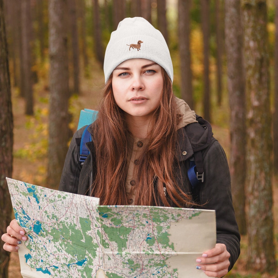 Dachshund Sausage Dog Owner Gifts, Unisex Beanie Ski Hat With