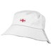 England Football Euros World Cup Rugby Cricket Flag Clothing Gifts. 100% Washed Chino Cotton Embroidered Bucket Hat with Cotton Lining. 