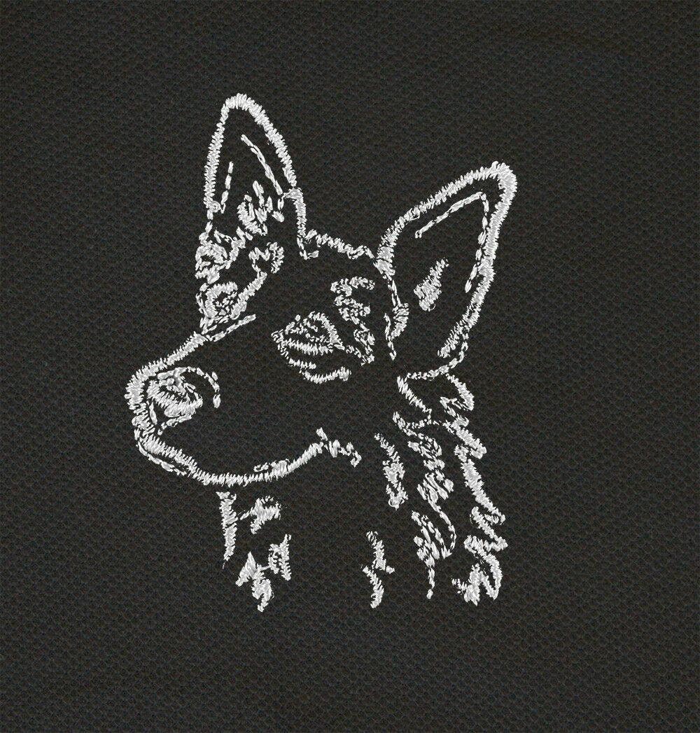 Discover German Shepherd Dog Owner Logo Clothing Gift Embroidered Polo Shirt