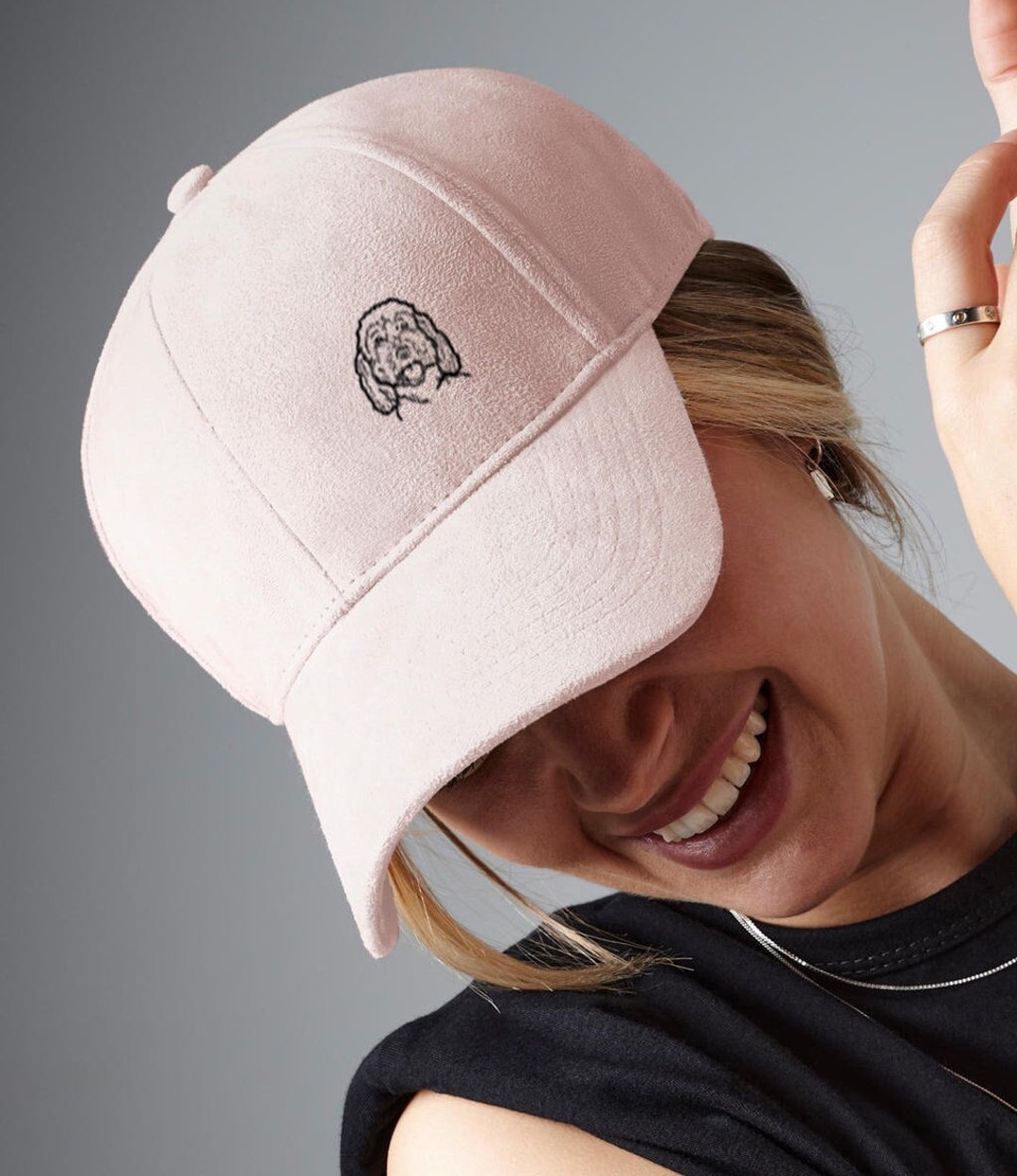 Cockapoo Owner Clothing Gifts, Faux Suede Leather Baseball Cap Hat From ...