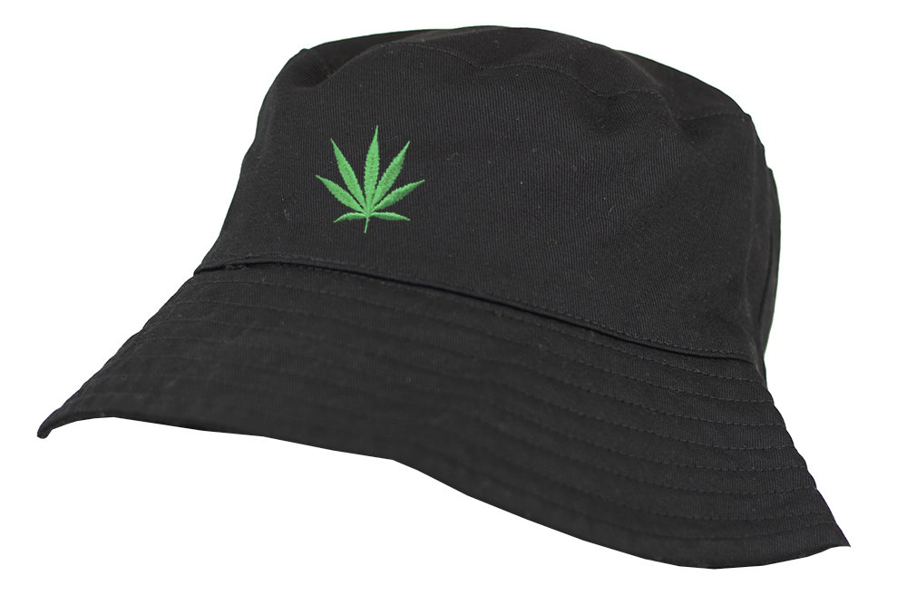 Weed leaf cheap bucket hat