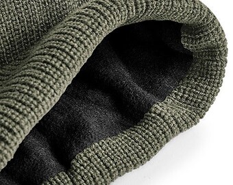 Berretto Con Risvolto Setter Irlandese Rosso E Nero – Unisex, Morbido E Caldo