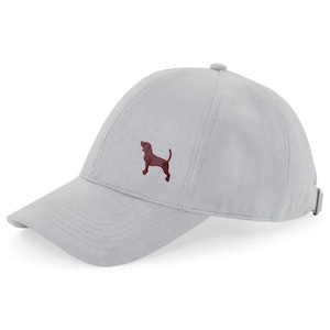 Beagle Besitzer Kleidung Geschenke, Kunst Wildleder Baseball Cap Hut aus dem Haus des Hundes.