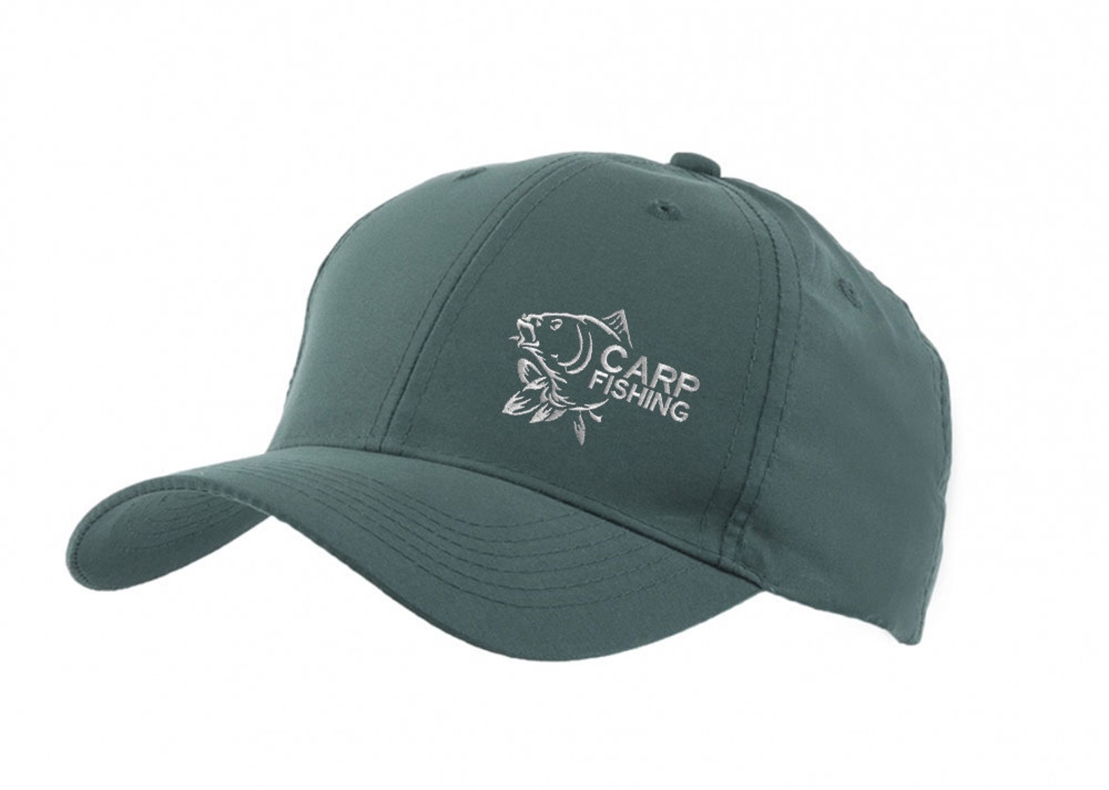 Carp Fishing Clothing Gifts Showerproof Embroidered Baseball Etsy