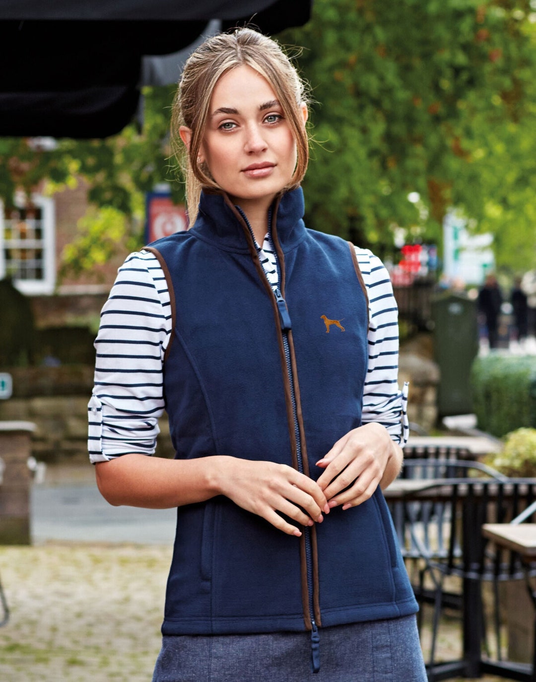 Vizsla Clothing Gift Embroidered Women's Fit Fleece Gilet. Etsy