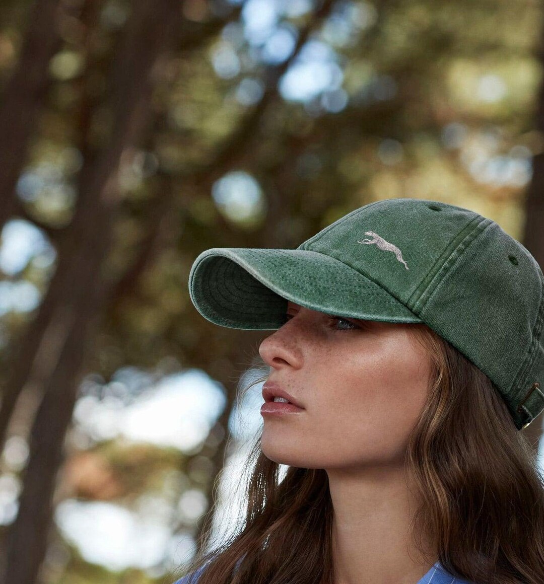 GREYHOUND DOG Hat One Embroidered Men Women Baseball Gift Cap Price - View #4