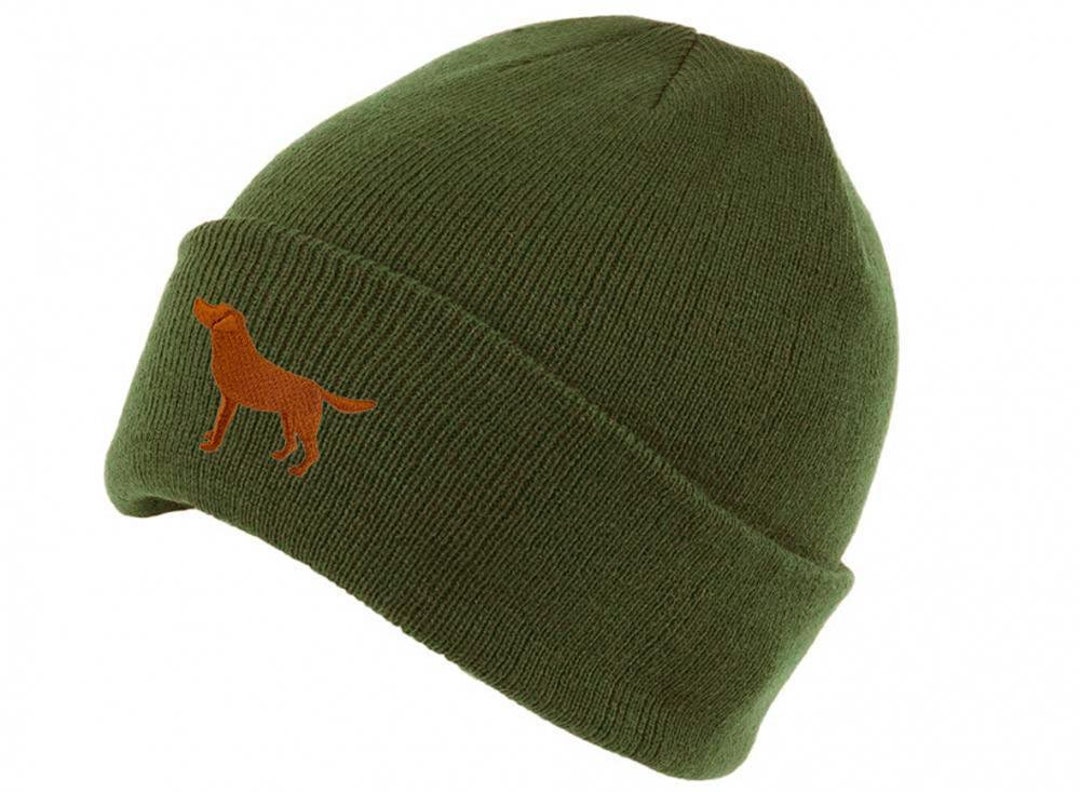 Fox Red Labrador Gifts, Beanie Ski Hat With Embroidered Design From the