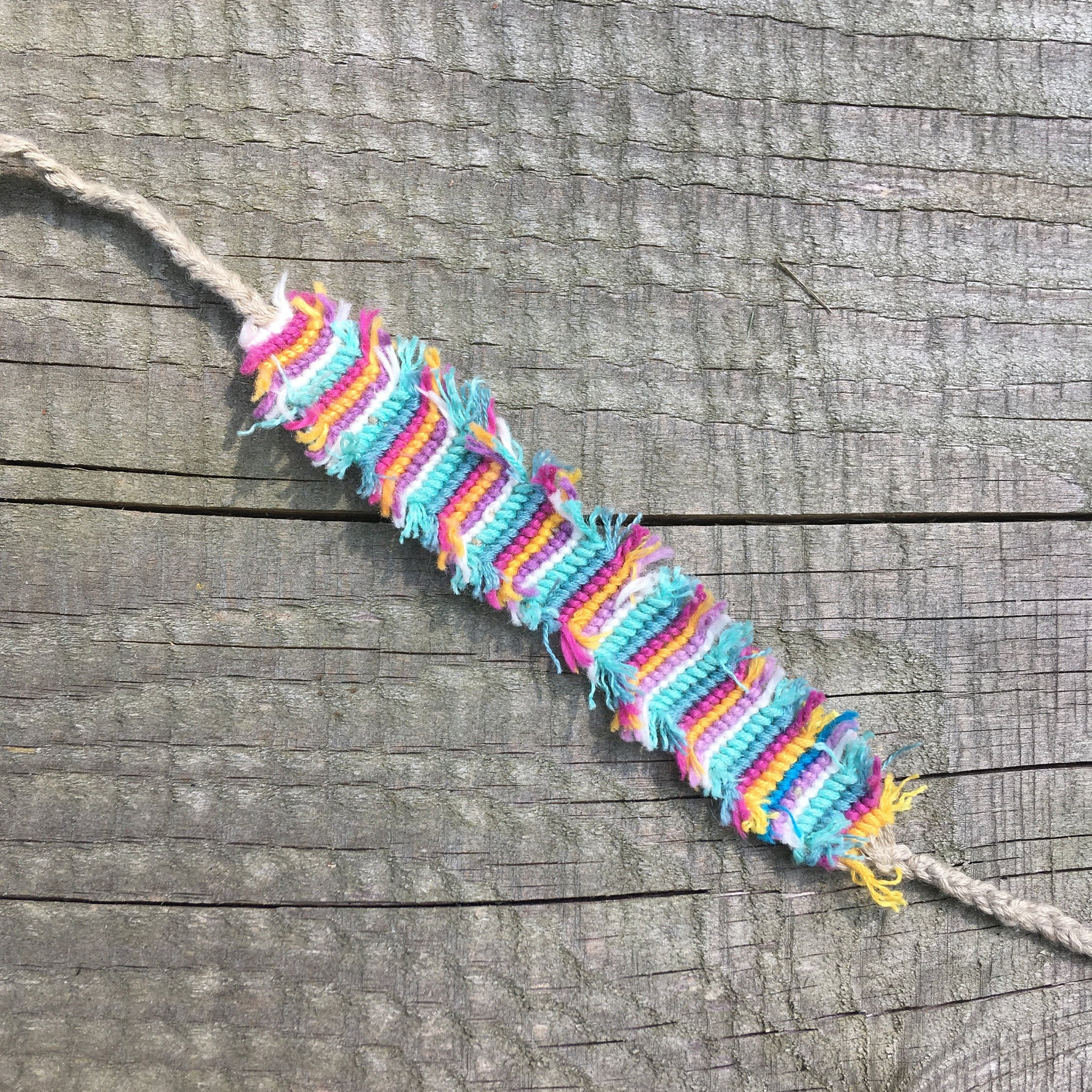 rag rug bracelet