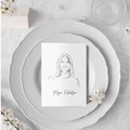 Custom guest place card, Personalized portrait place cards, Custom table place names, illustrated wedding guest place cards portraits product logo