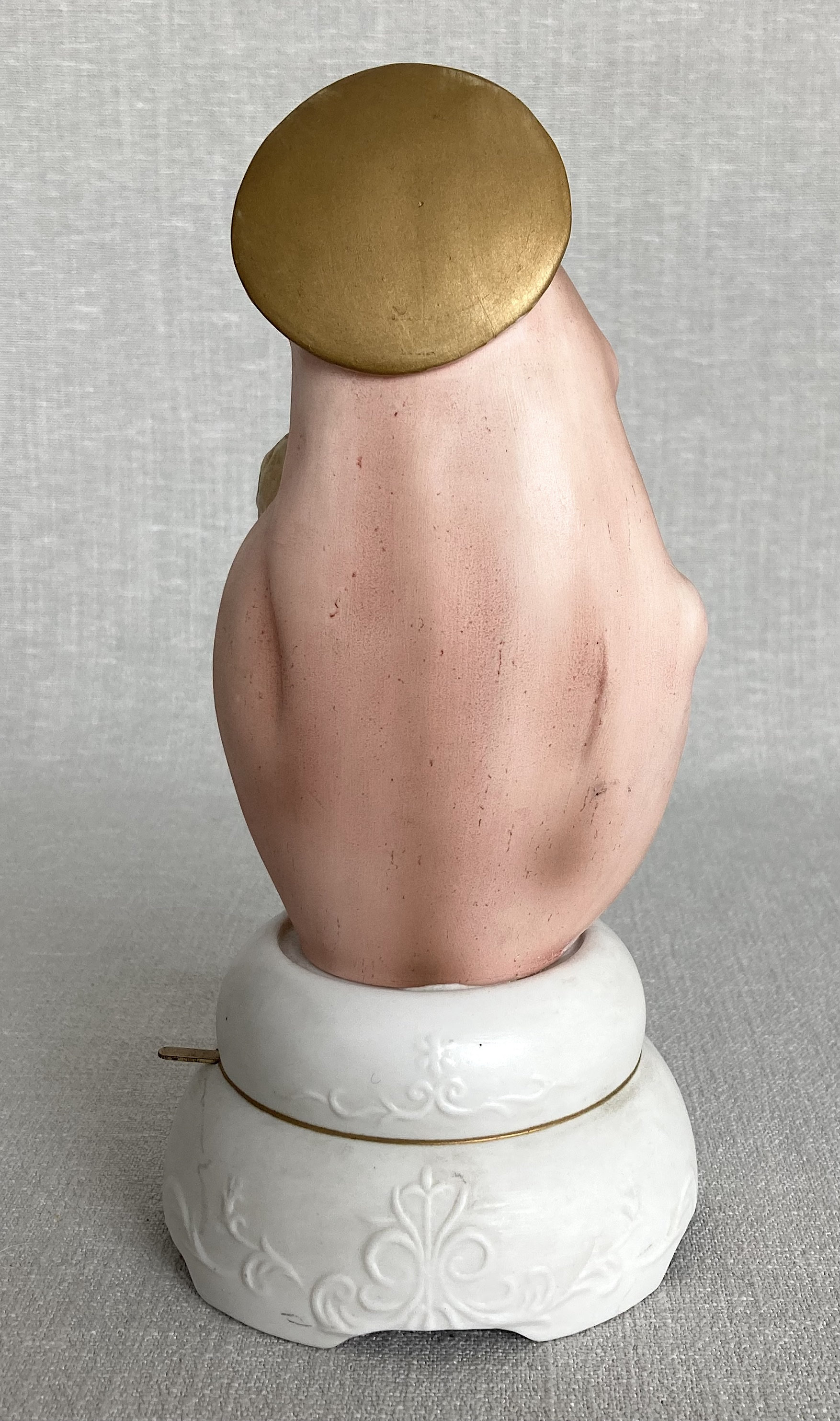 VTG Pink sankyo Japan Music Box Hand Painted Etsy