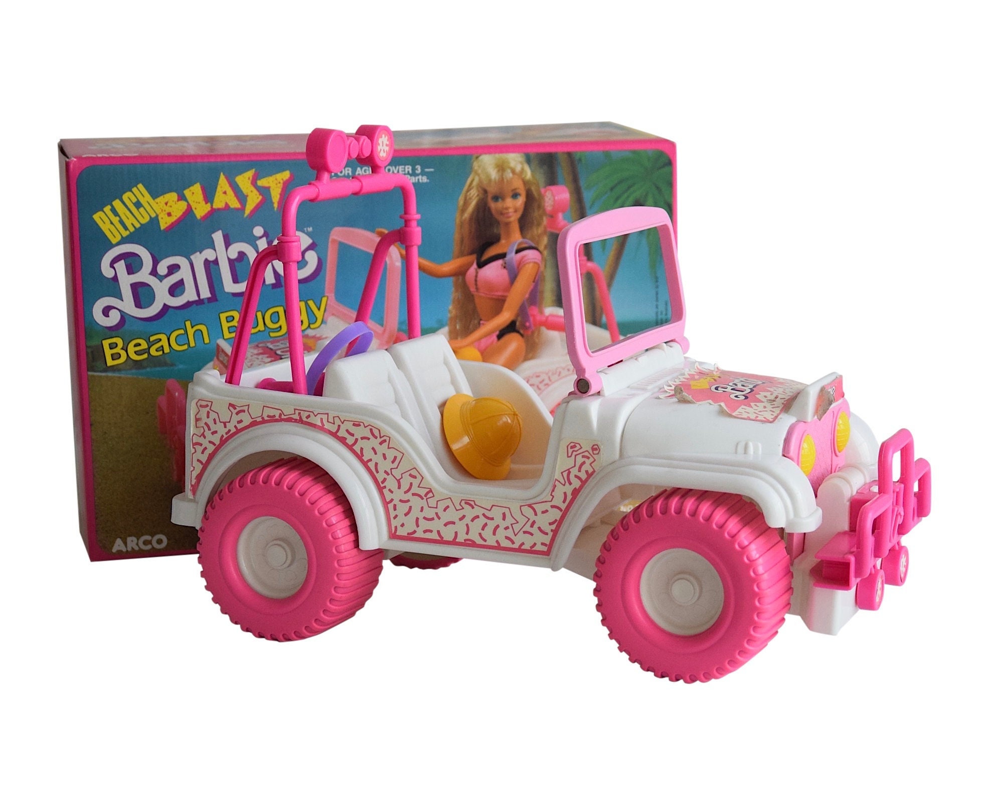 Roeispaan Sport verzending VTG 1988 Barbie beach Blast Beach Buggy Toy by - Etsy