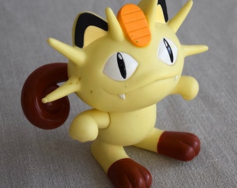 Figurine Pokémon Miaouss (Meowth) TOMY Vintage 1998 - Modèle DX B-12 - Occasion